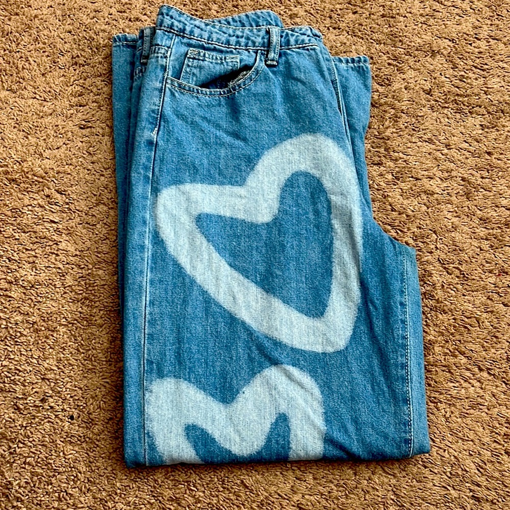 Shein Heart Jeans